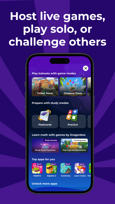 Kahoot! Play & Create Quizzes App Store screenshot