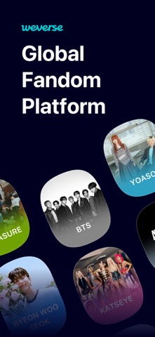 Weverse: Connect with Artists App Store screenshot
