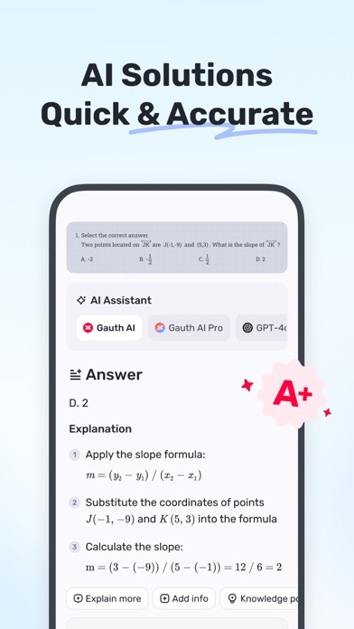 Gauth: AI Study Companion App Store screenshot