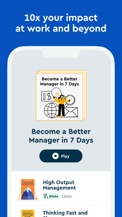 Blinkist: Book Summaries Daily App Store screenshot