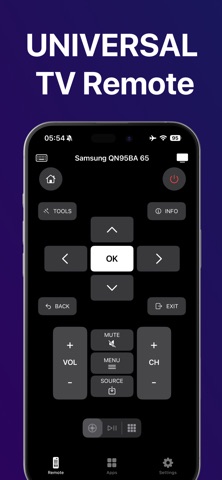TV Remote Control · Universal App Store screenshot