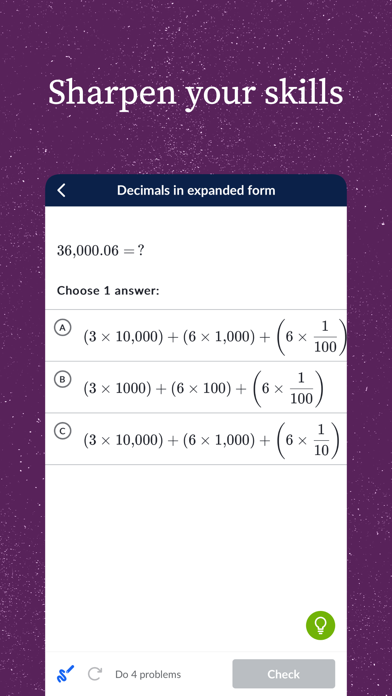 Khan Academy App Store screenshot