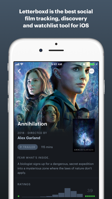 Letterboxd App Store screenshot
