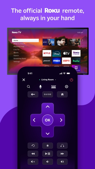 The Roku App (Official) App Store screenshot